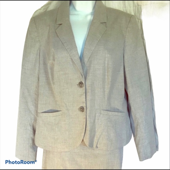 212 Collection Gray suit jacket blazer size 14 - Picture 1 of 11
